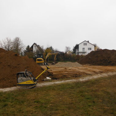 Baustelle im Erdbau