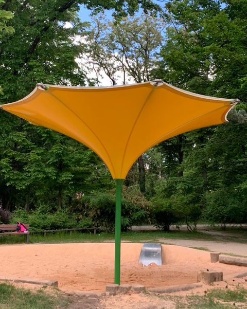 Schirm als Schattenspender