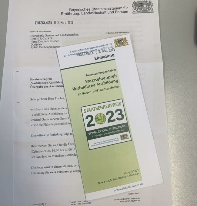 Bild vom Flyer vom Staatsehrenpreis
